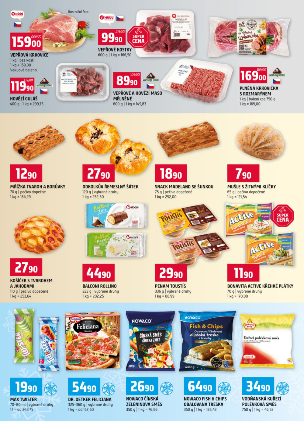 Leták Terno leták - Trhové Sviny, Bechyně, Třeboň, Týn nad Vltavou, České Budějovice, Hradec Králové, Olomouc, Borovany - strana 3