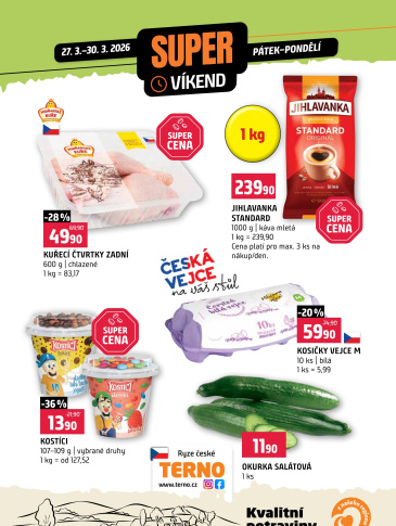 Terno leták - Víkendovka