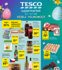 Akční leták Tesco supermarket 