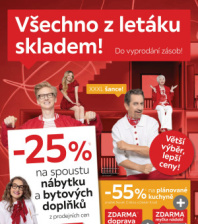 Akční leták XXXLutz  - Všechno z u skladem!