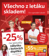 Akční leták XXXLutz  - Všechno z u skladem!