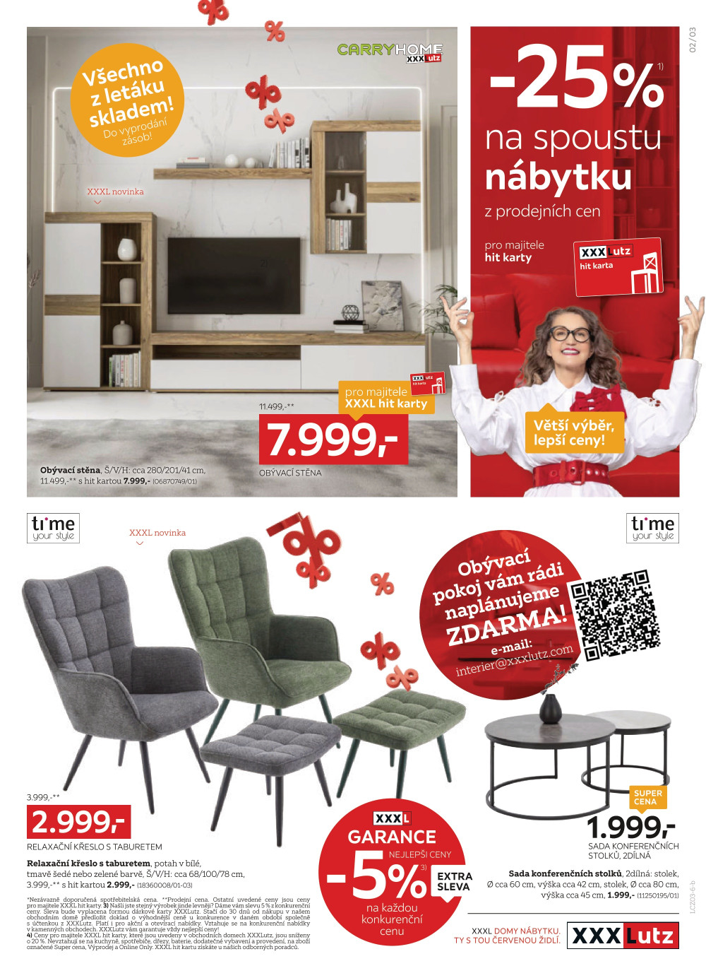 Leták XXXLutz leták - Všechno z letáku skladem! - strana 3