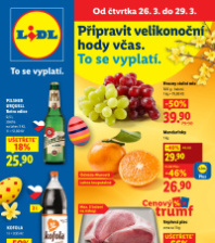 Akční leták Lidl  od čtvrtka - Vyrobeno v České republice