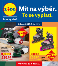 Akční leták Lidl  - Nabídka spotřebního zboží
