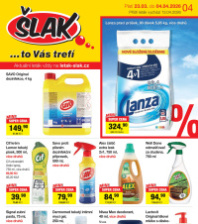 Akční leták Šlak drogerie 