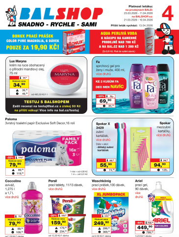 Barvy a laky drogerie leták