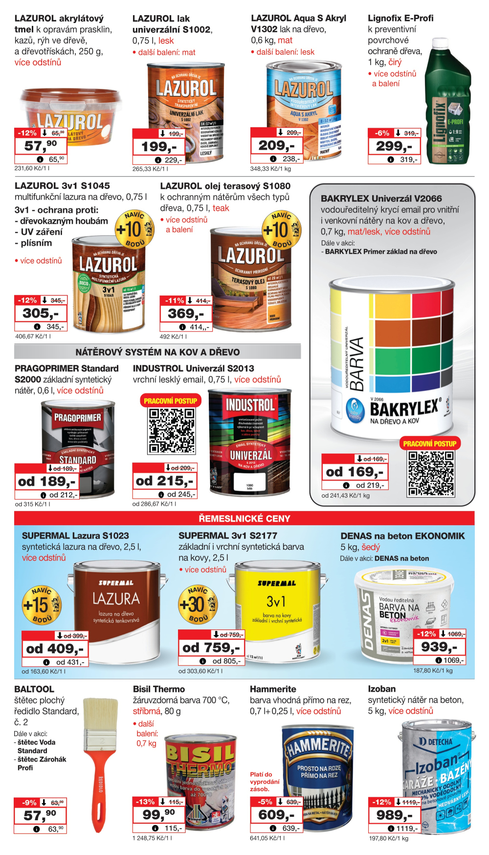 Leták Barvy a laky drogerie leták - strana 6