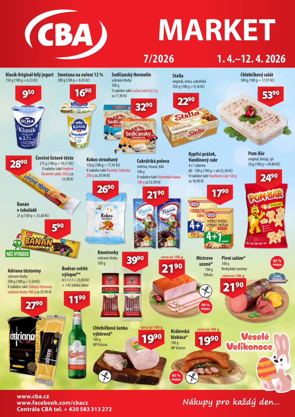 Leták CBA Market leták - strana 1