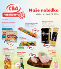 Akční leták CBA Premium 