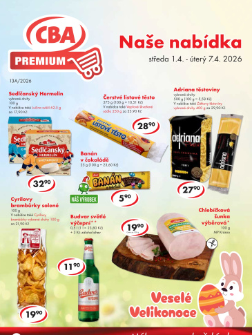 CBA Premium leták
