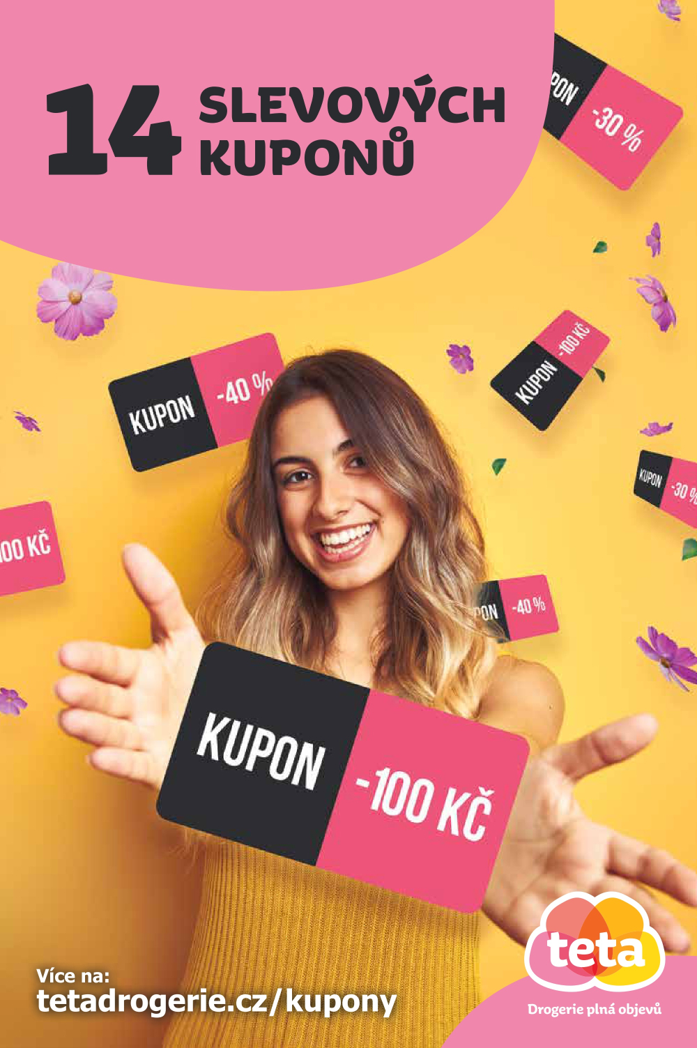 Leták Teta drogerie - Slevové kupony - strana 1
