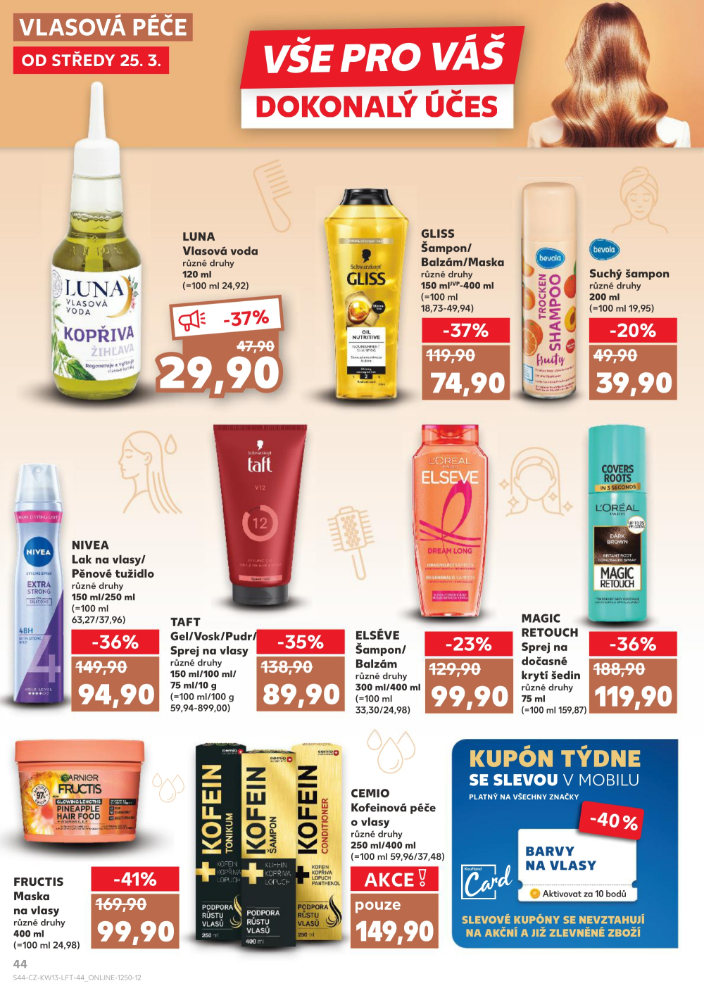 Leták Kaufland leták Tábor - strana 44