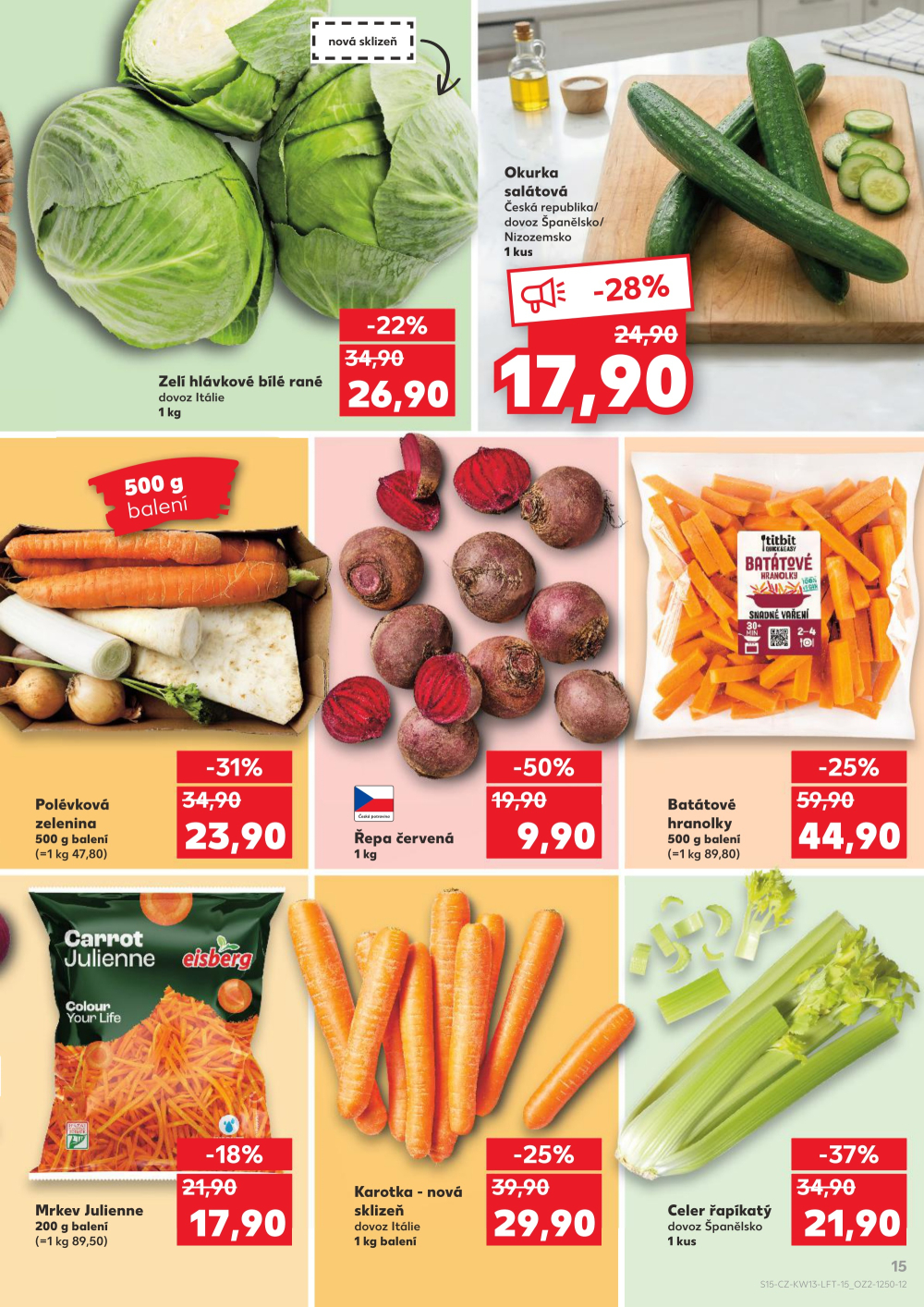 Leták Kaufland leták Třebíč, Brněnská - strana 15