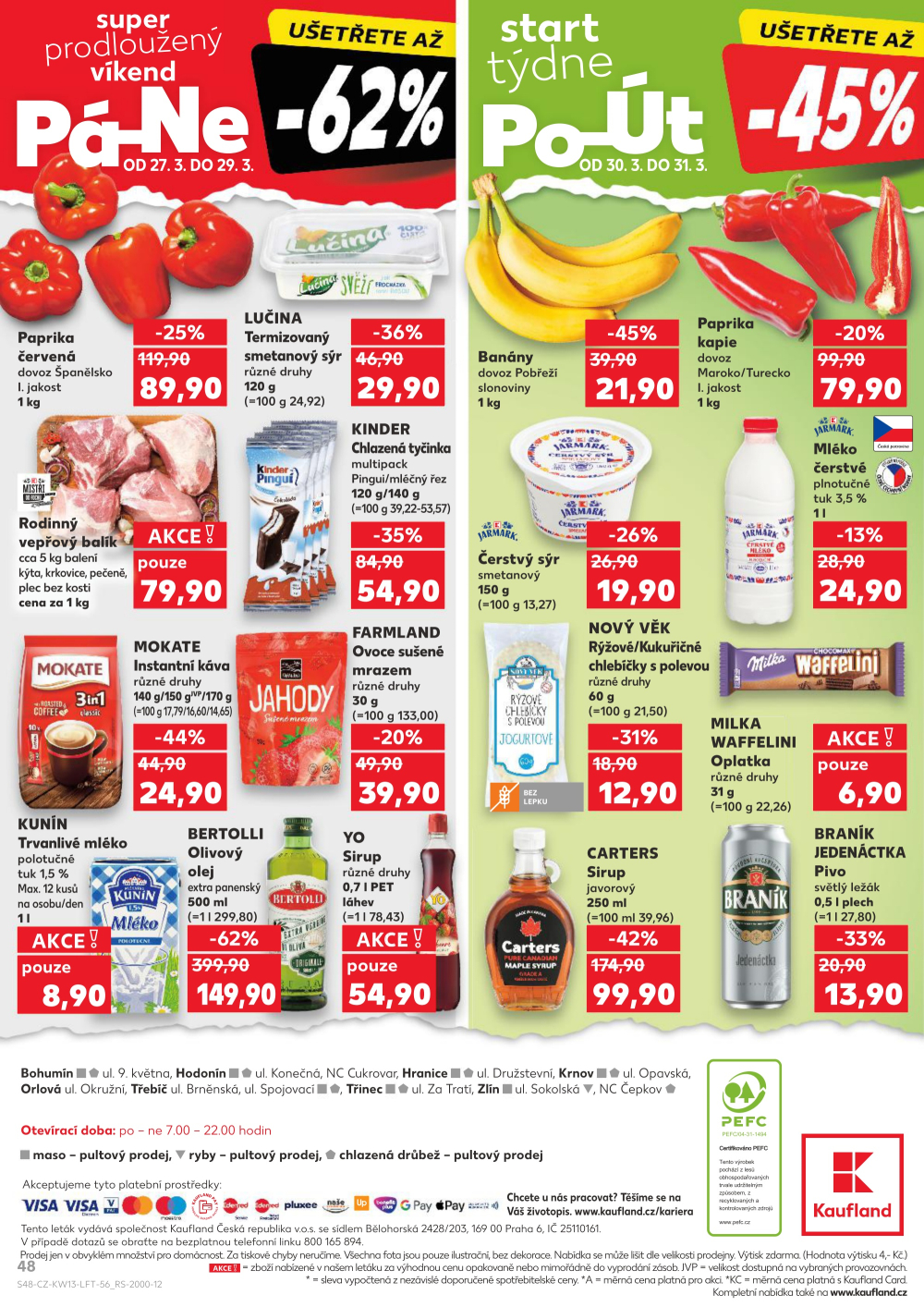 Leták Kaufland leták Třebíč, Brněnská - strana 48