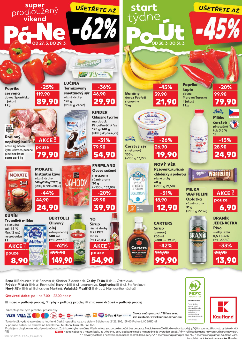 Leták Kaufland leták Brno - Ponava - strana 48