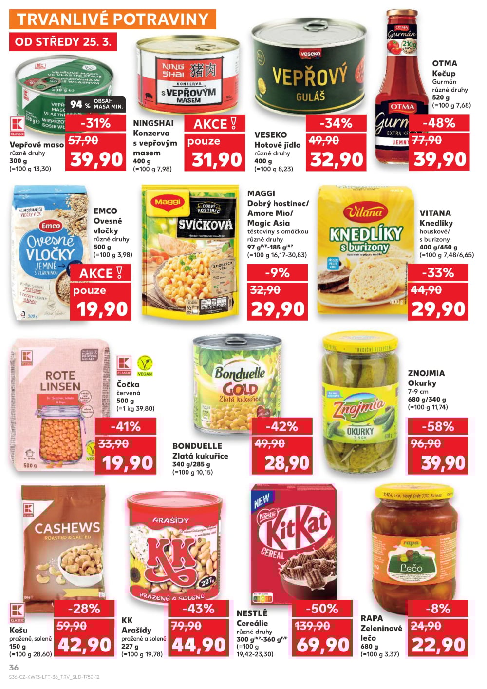 Leták Kaufland leták Hradec Králové - strana 36