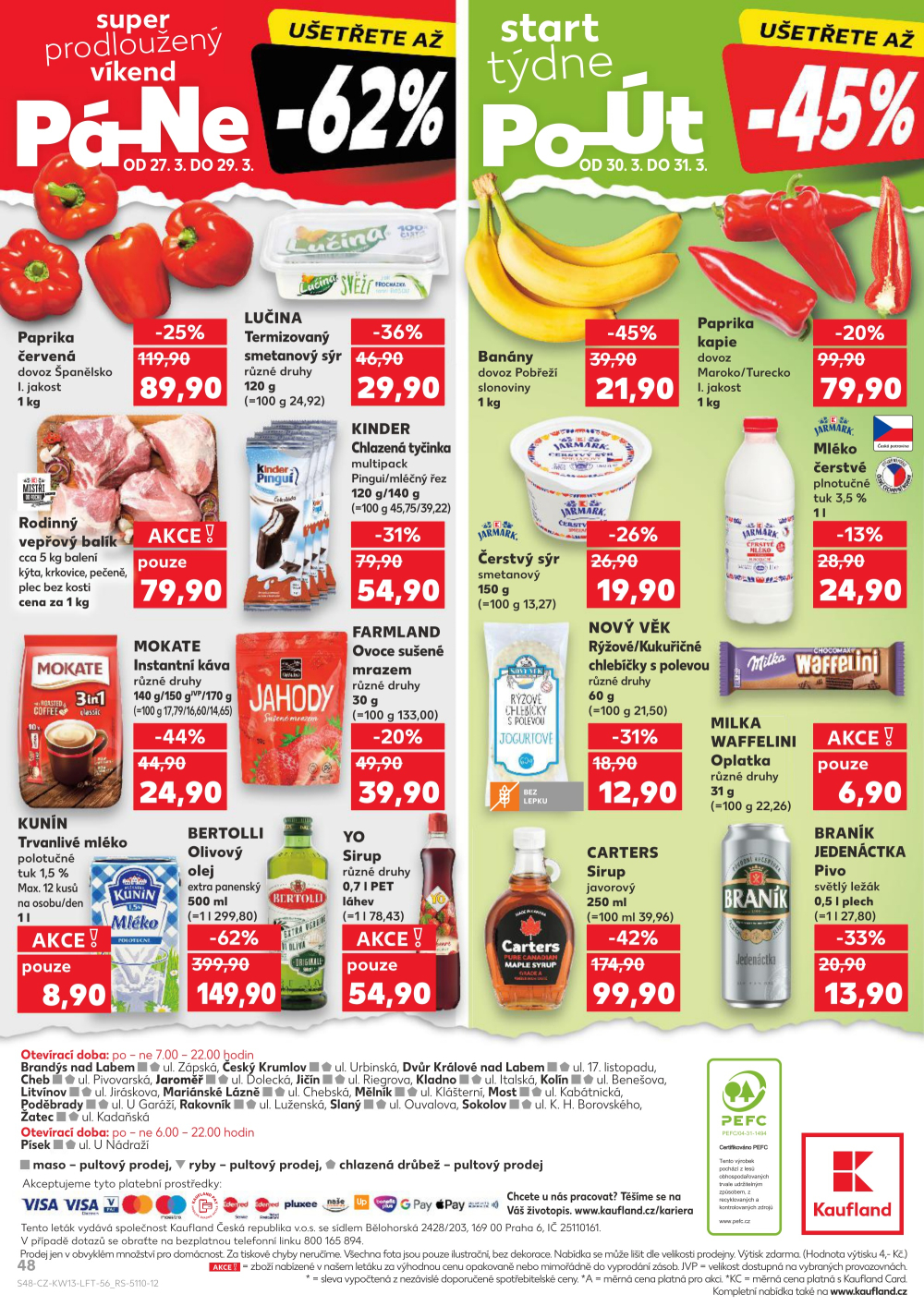 Leták Kaufland leták Jičín - strana 48