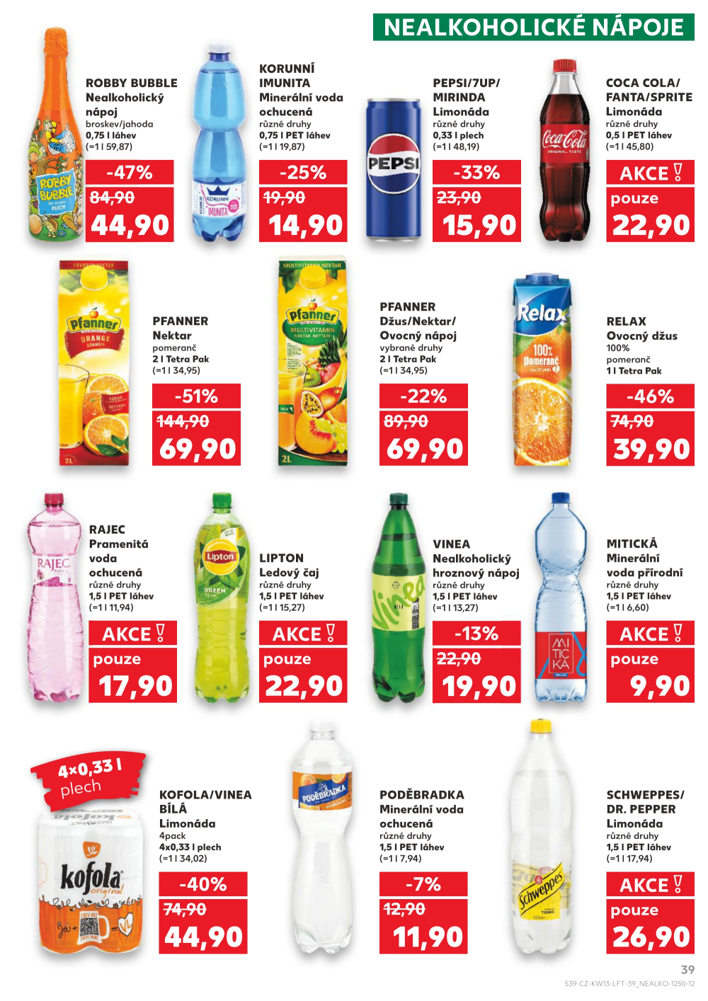 Leták Kaufland leták Kutná Hora - strana 39