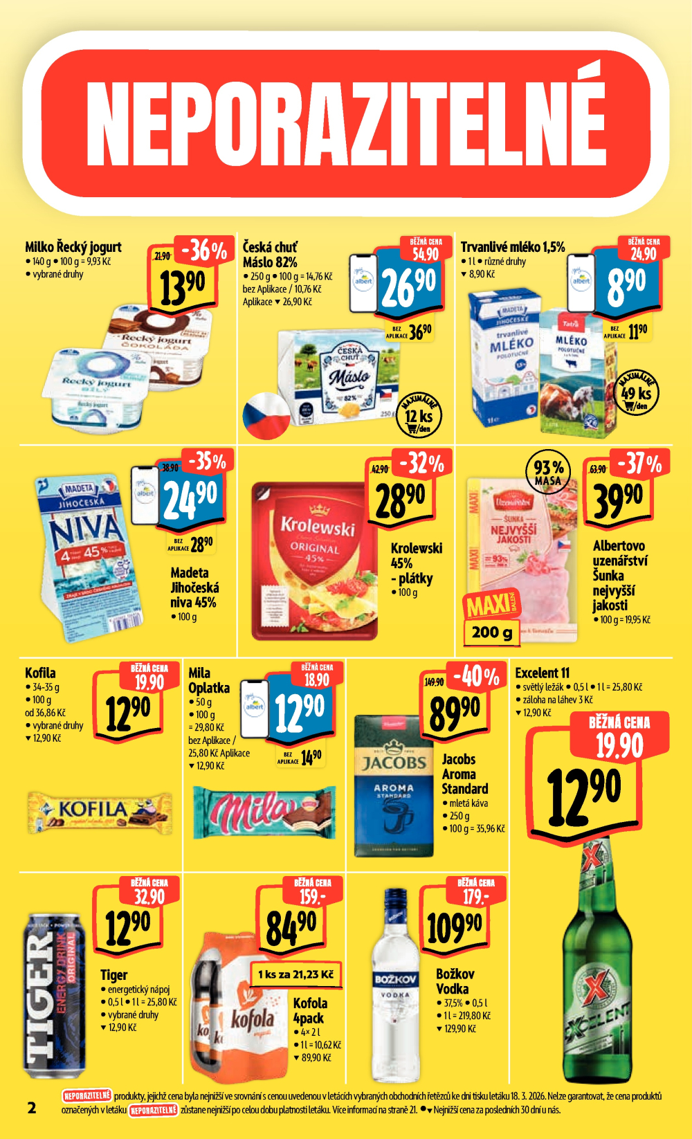 Leták Albert Hypermarket leták - Brno Cejl, Tkalcovská - strana 18