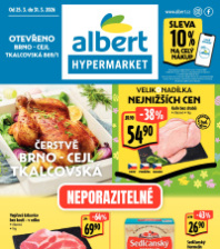 Akční leták Albert Hypermarket  - Brno Cejl, Tkalcovská