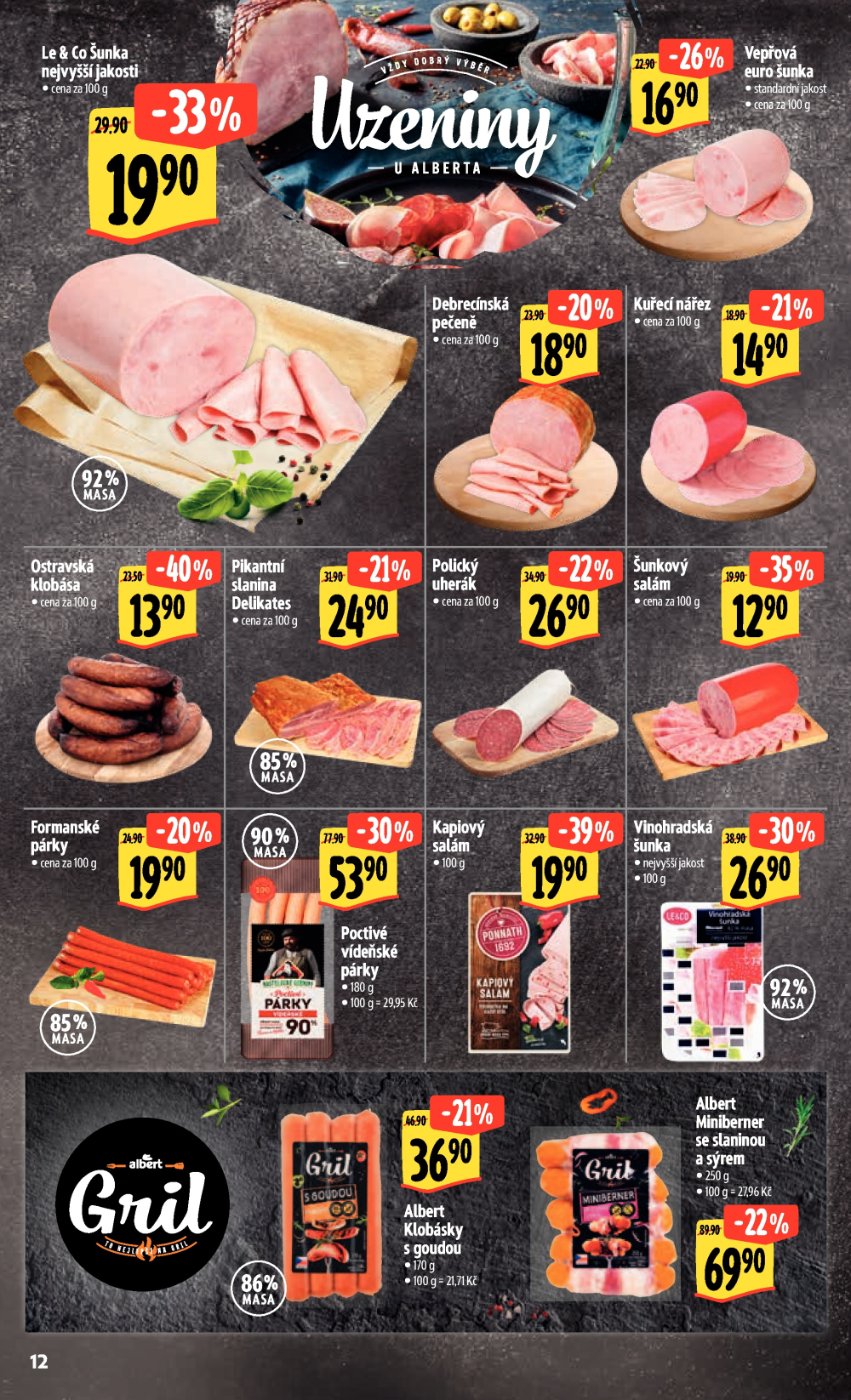 Leták Albert Hypermarket leták - Brno Cejl, Tkalcovská - strana 32