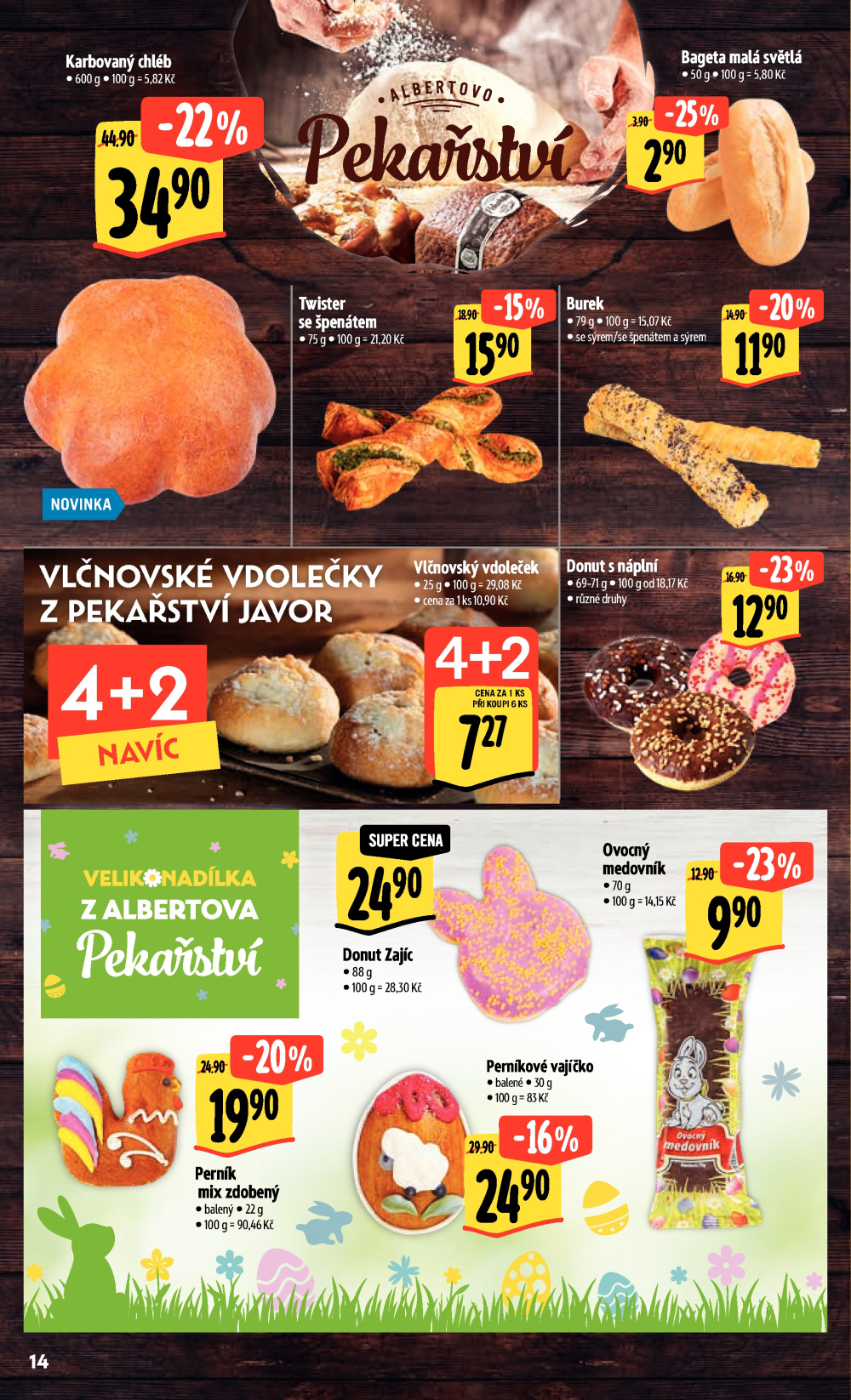 Leták Albert Hypermarket leták - Brno Cejl, Tkalcovská - strana 34