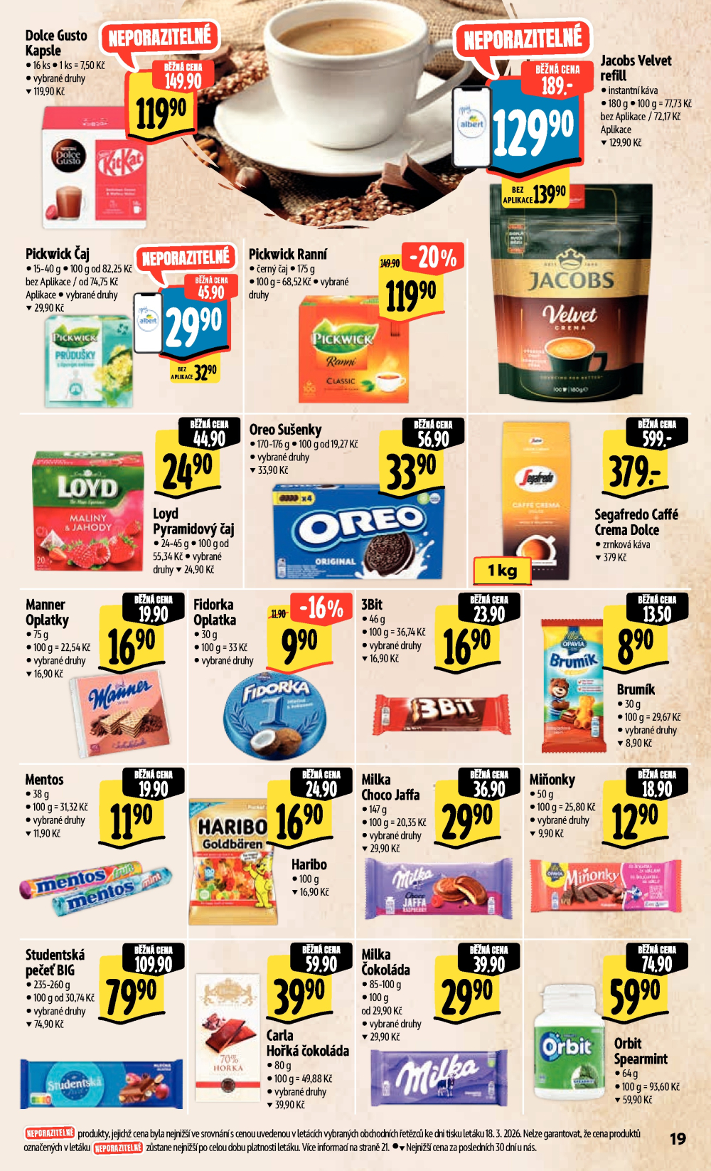 Leták Albert Hypermarket leták - Brno Cejl, Tkalcovská - strana 39