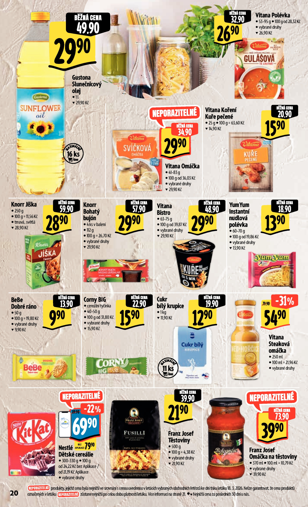 Leták Albert Hypermarket leták - Brno Cejl, Tkalcovská - strana 40