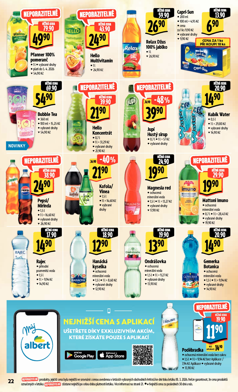 Leták Albert Hypermarket leták - Brno Cejl, Tkalcovská - strana 42