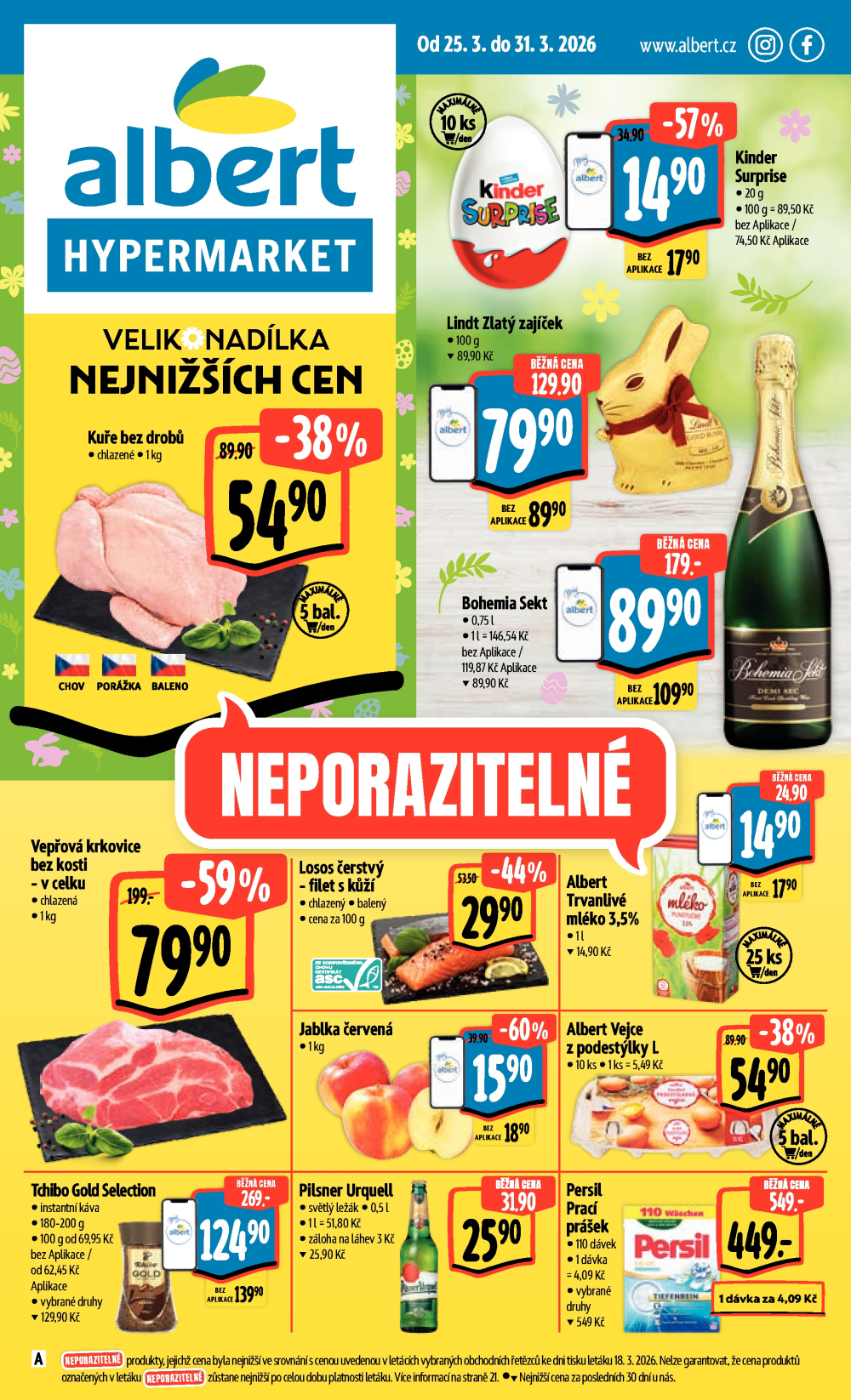 Leták Albert Hypermarket leták - strana 1