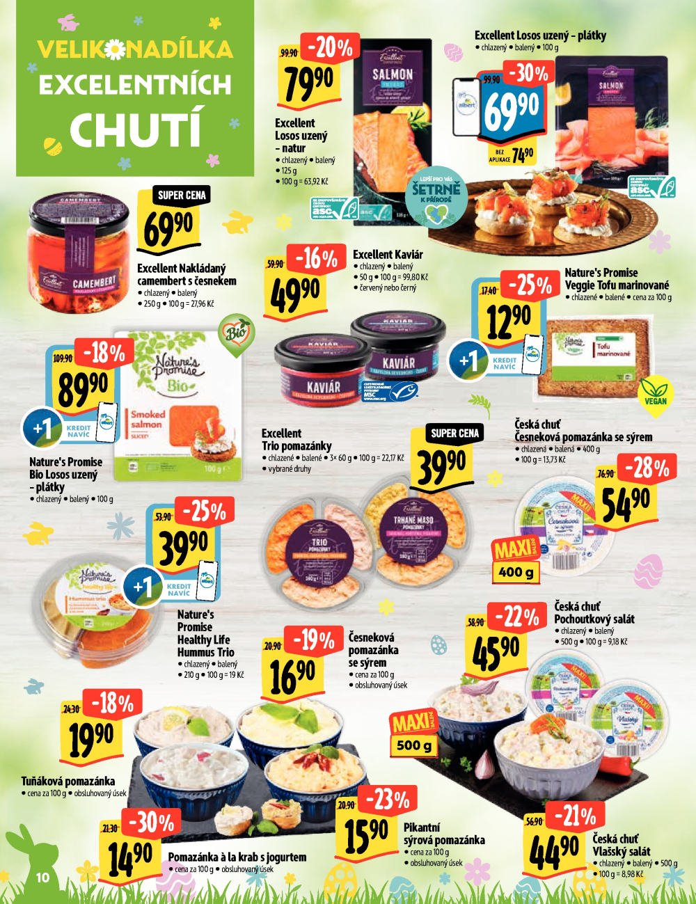 Leták Albert Hypermarket - Velikonadílka excelentních chutí - strana 10