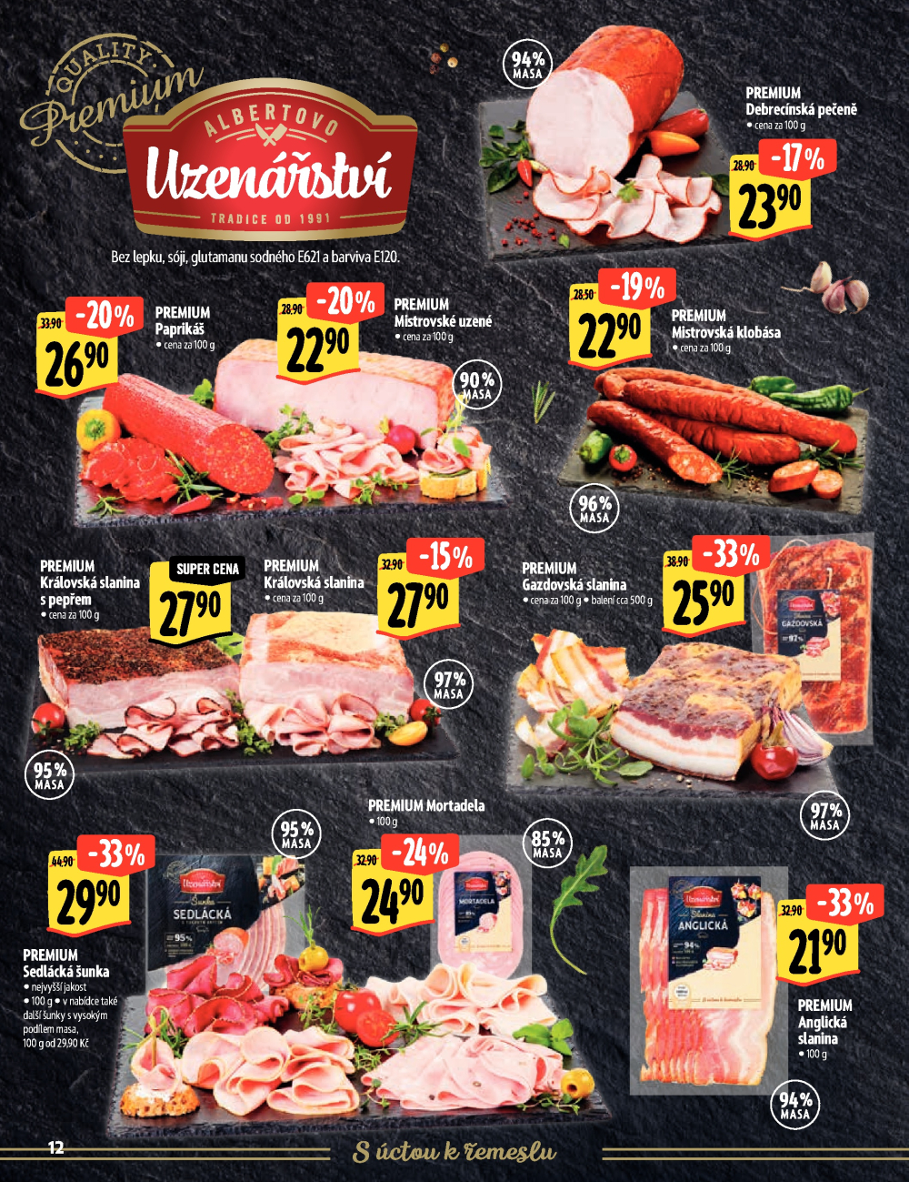 Leták Albert Hypermarket - Velikonadílka excelentních chutí - strana 12