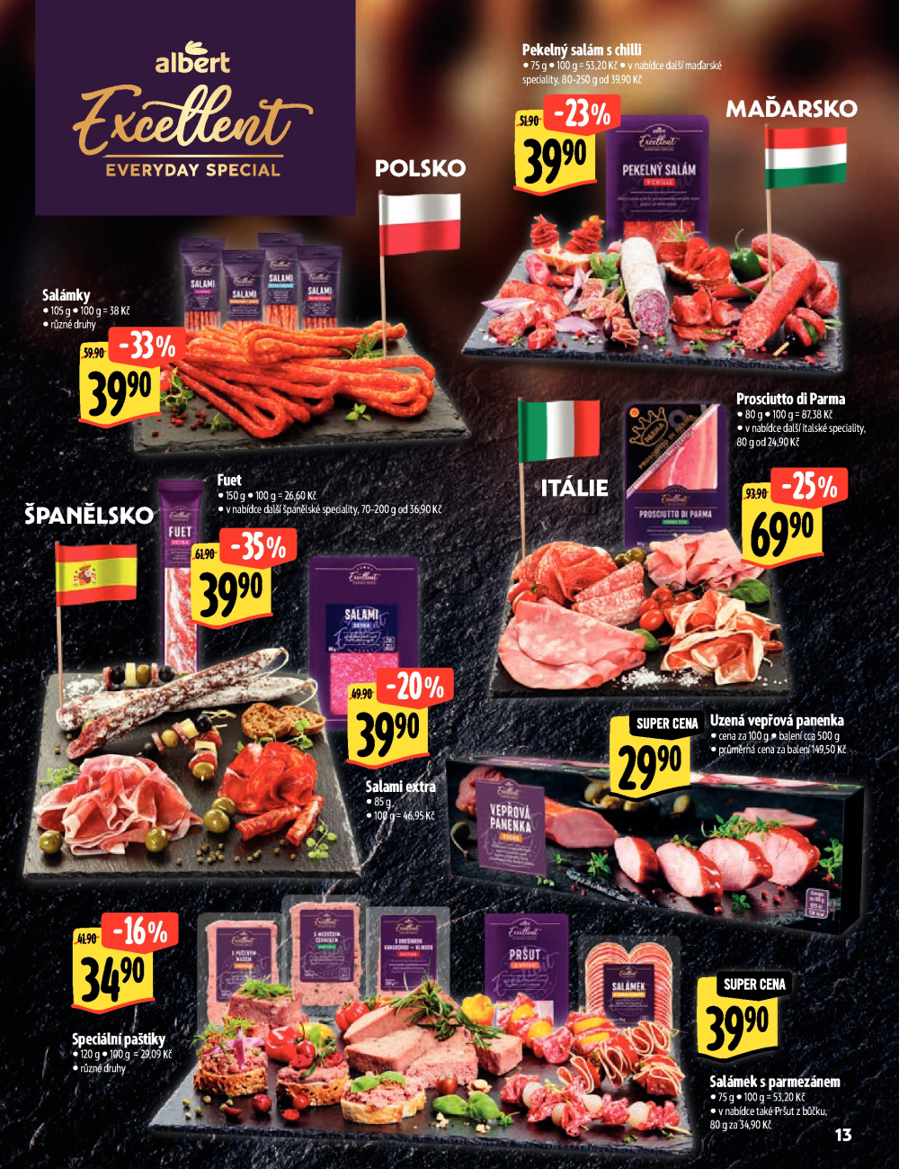 Leták Albert Hypermarket - Velikonadílka excelentních chutí - strana 13