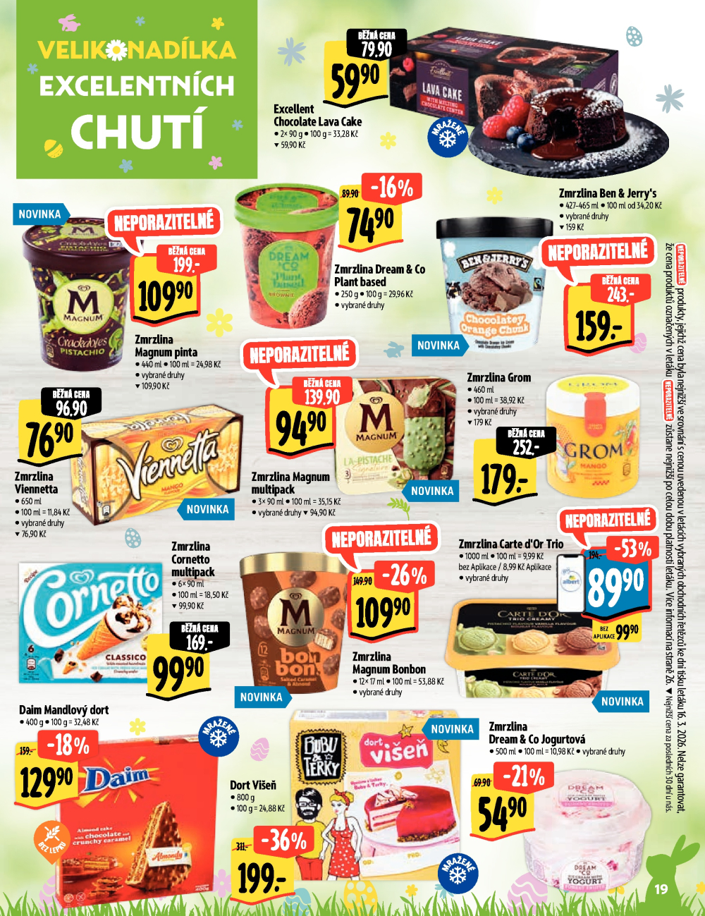 Leták Albert Hypermarket - Velikonadílka excelentních chutí - strana 19