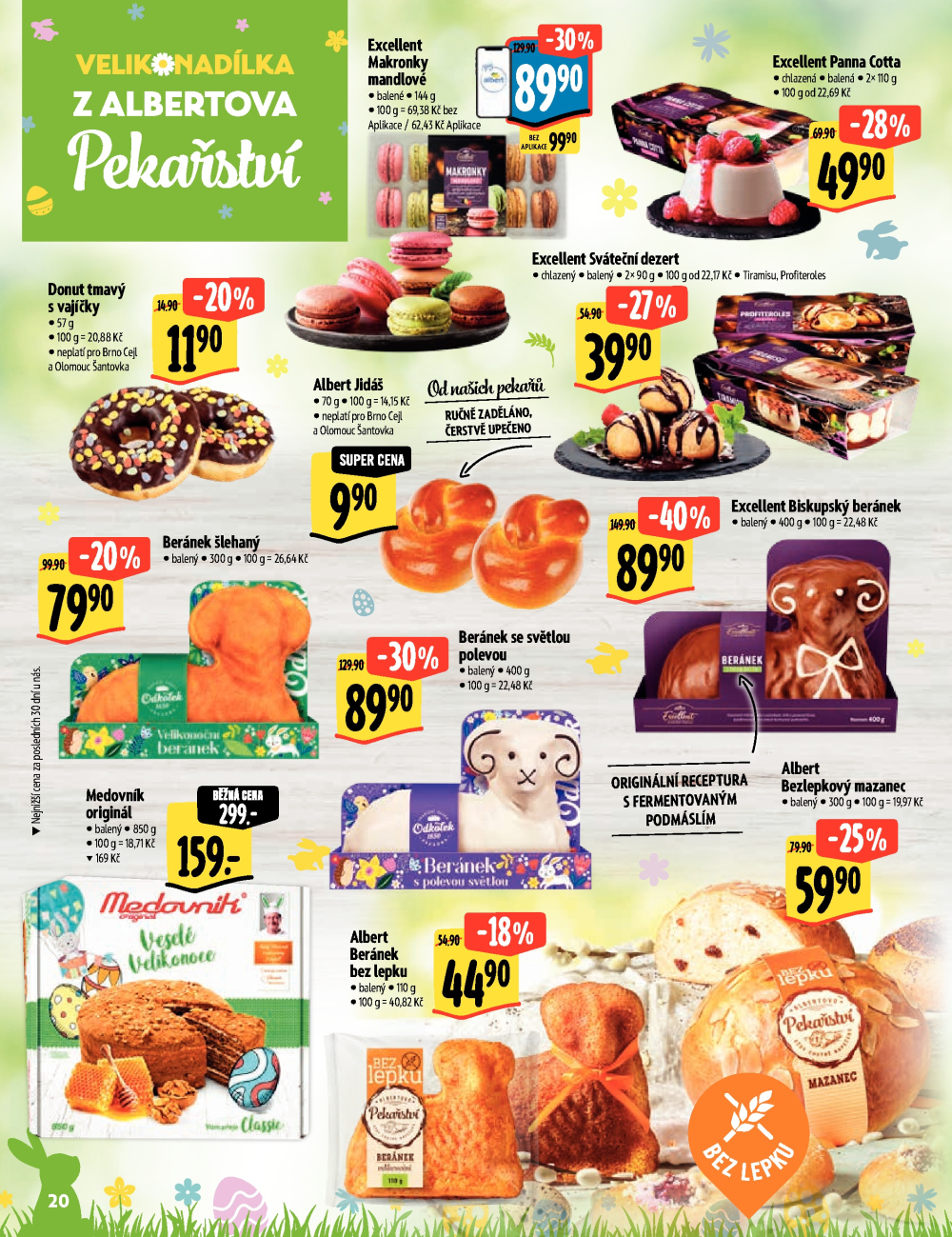 Leták Albert Hypermarket - Velikonadílka excelentních chutí - strana 20