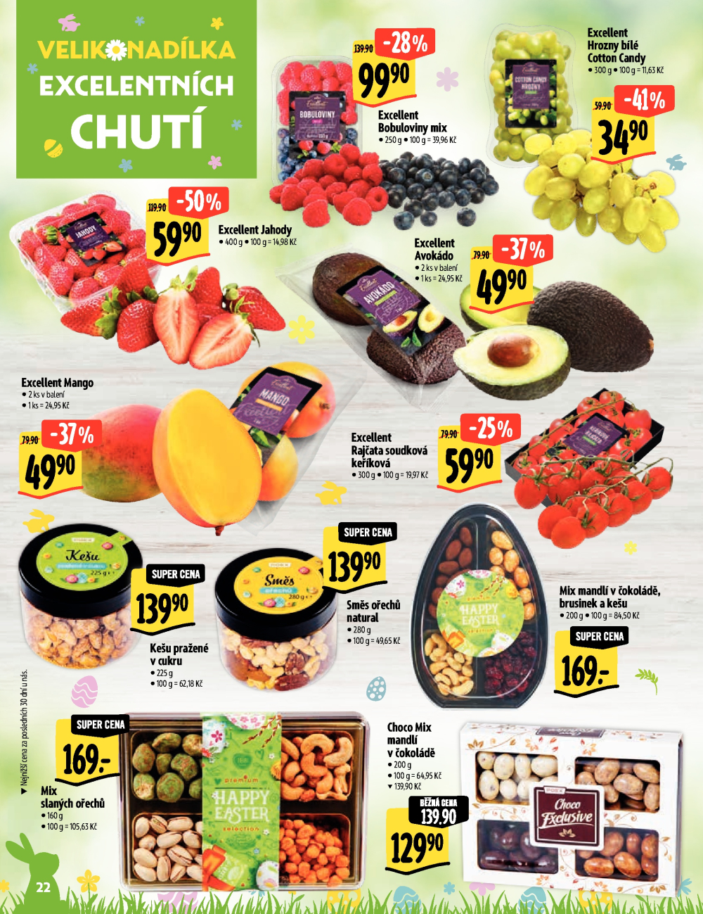 Leták Albert Hypermarket - Velikonadílka excelentních chutí - strana 22