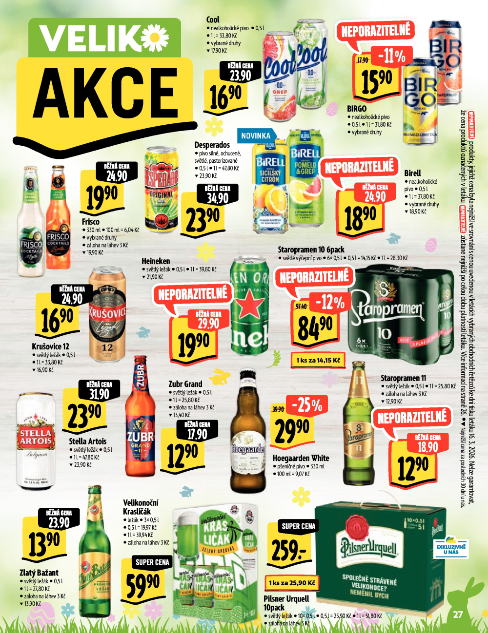 Leták Albert Hypermarket - Velikonadílka excelentních chutí - strana 27