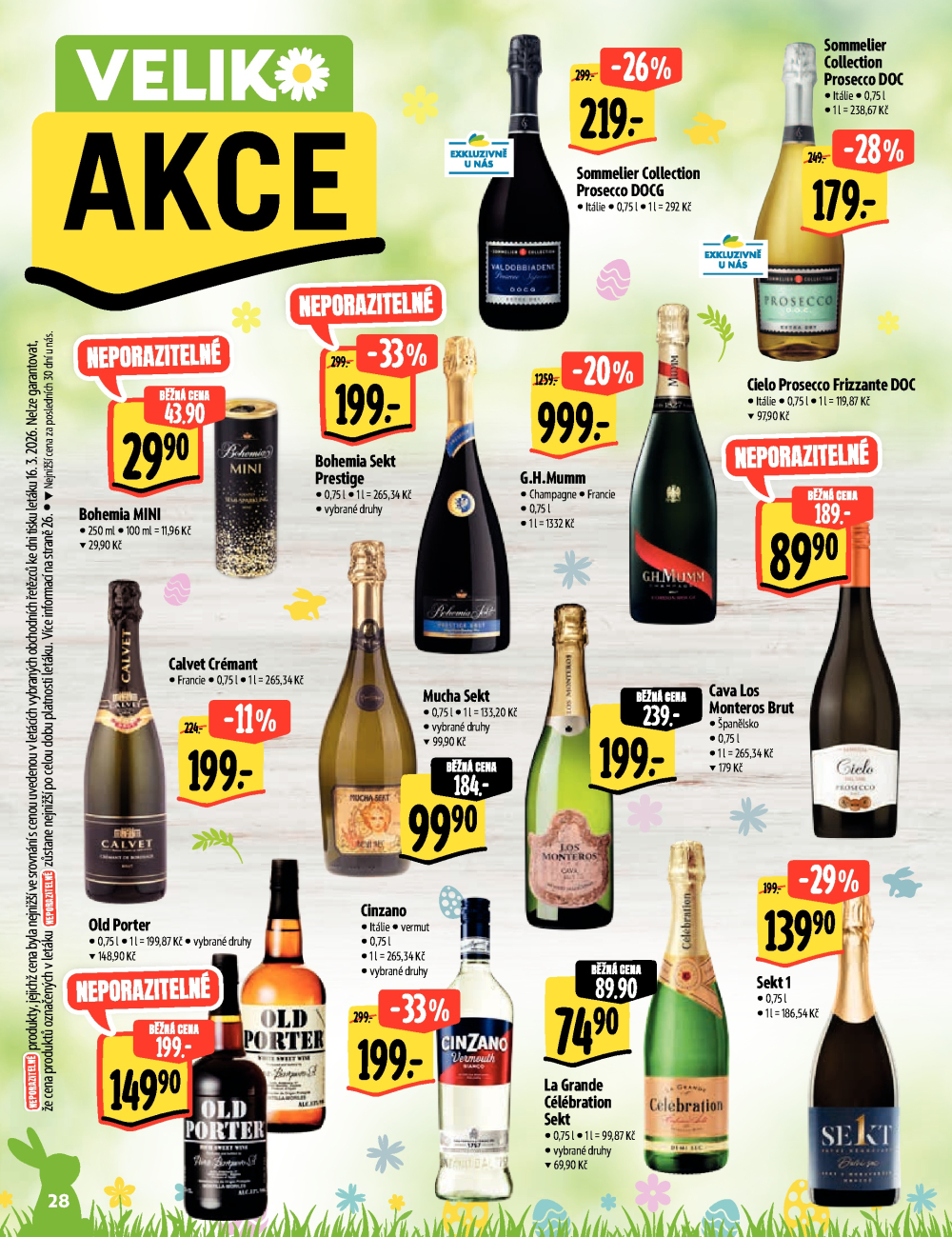 Leták Albert Hypermarket - Velikonadílka excelentních chutí - strana 28