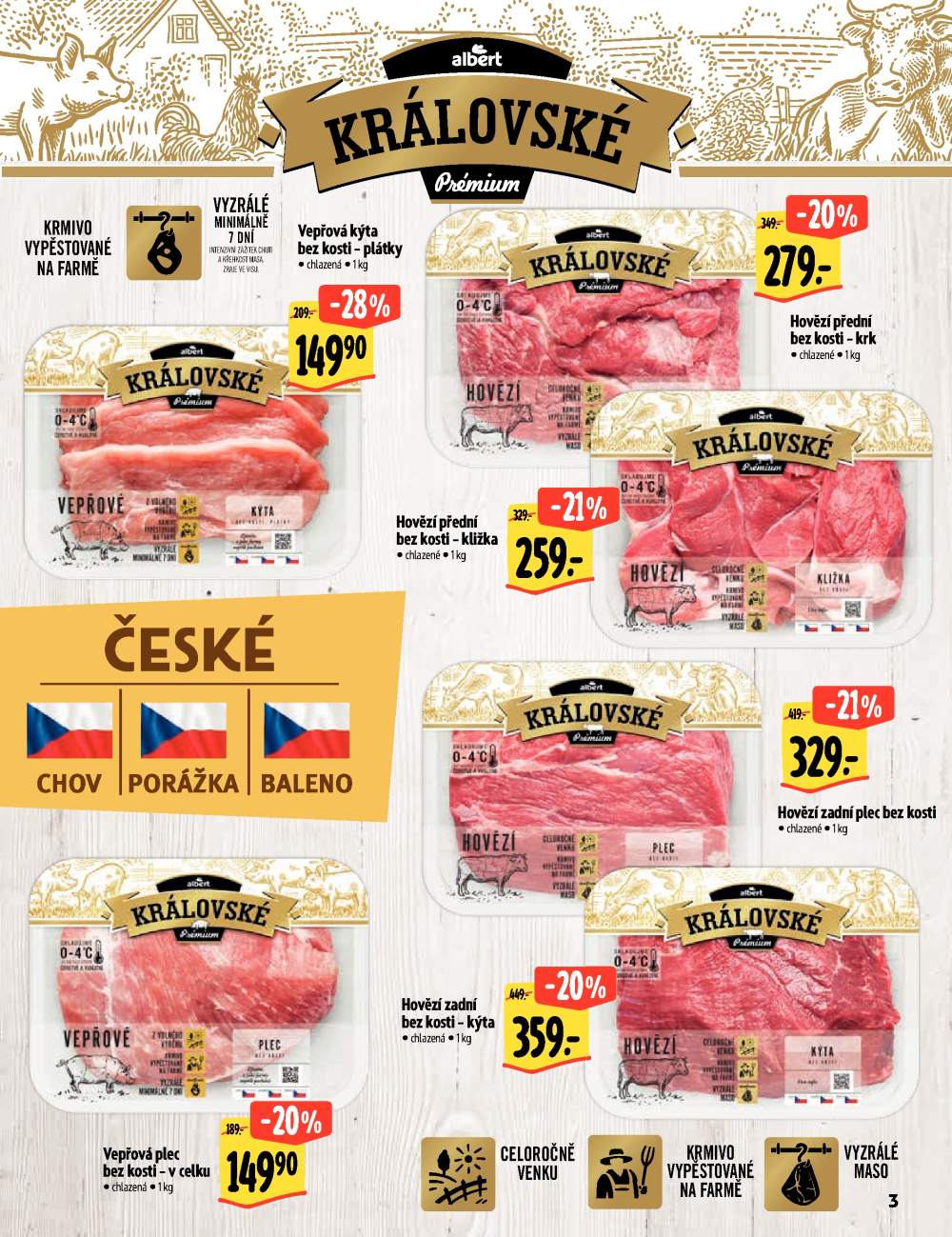 Leták Albert Hypermarket - Velikonadílka excelentních chutí - strana 3