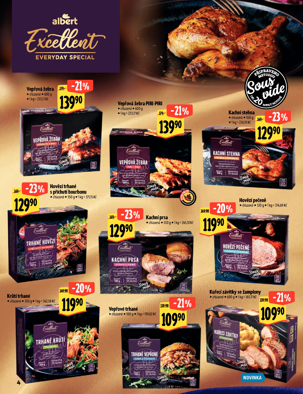Leták Albert Hypermarket - Velikonadílka excelentních chutí - strana 4