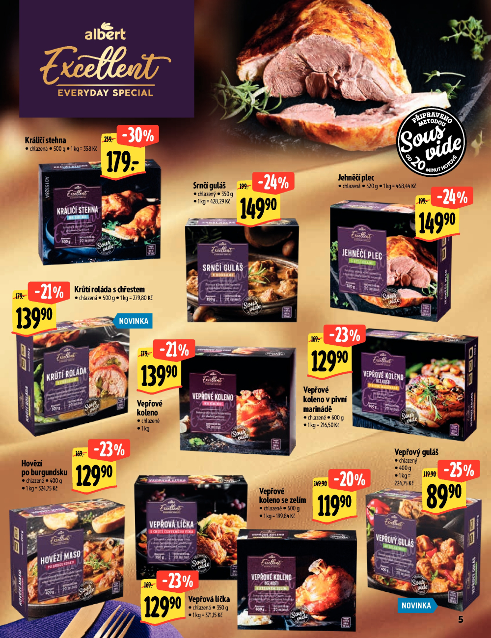 Leták Albert Hypermarket - Velikonadílka excelentních chutí - strana 5