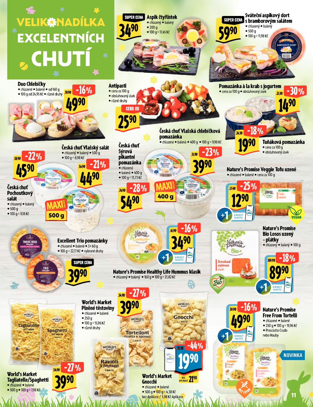 Leták Albert Supermarket - Velikonadílka excelentních chutí - strana 11