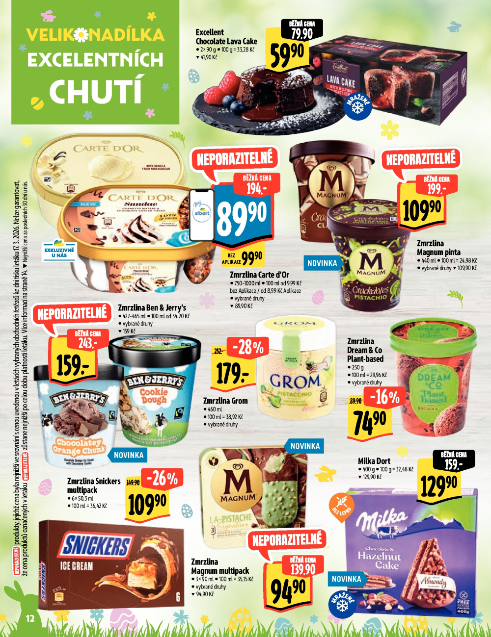 Leták Albert Supermarket - Velikonadílka excelentních chutí - strana 12