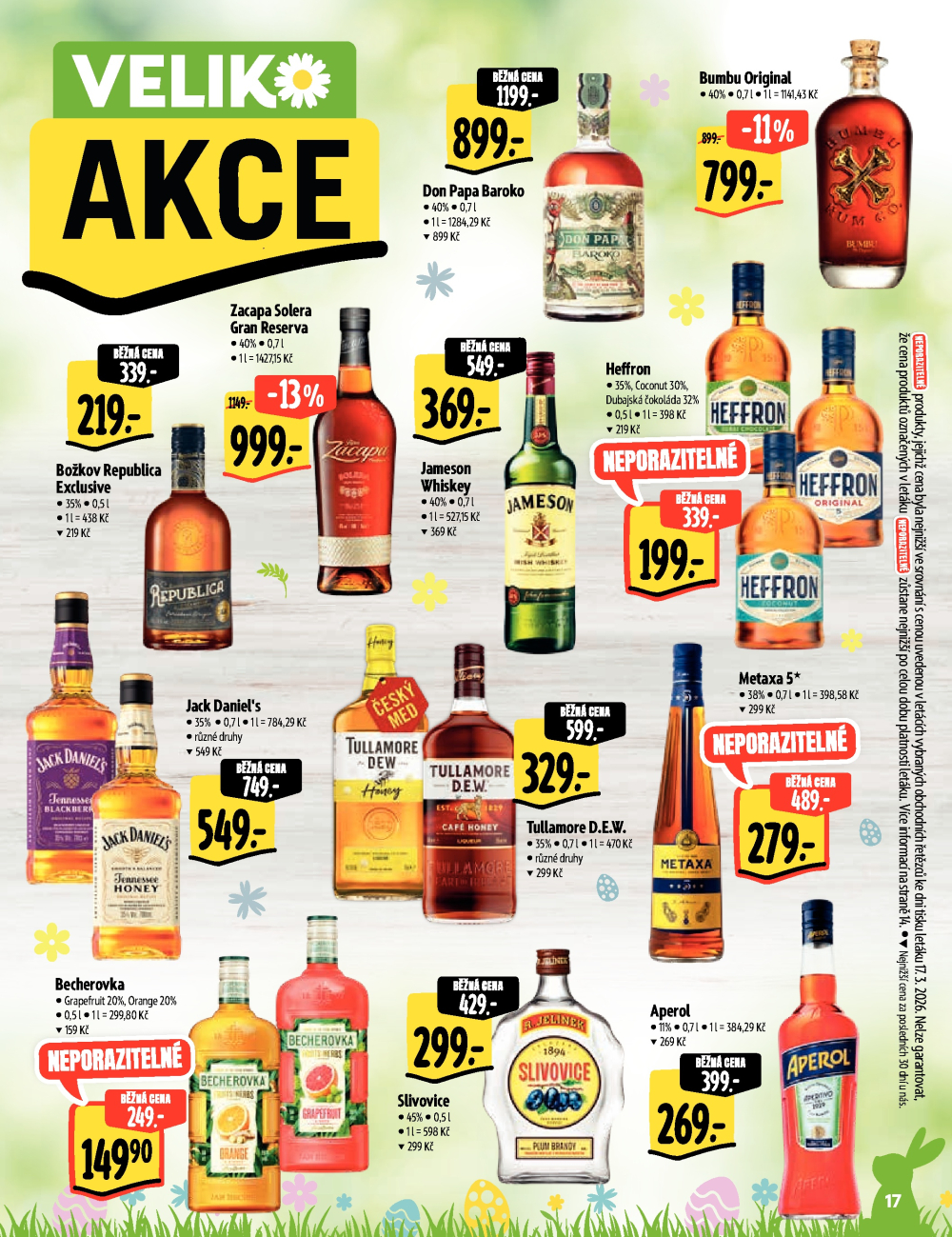 Leták Albert Supermarket - Velikonadílka excelentních chutí - strana 17