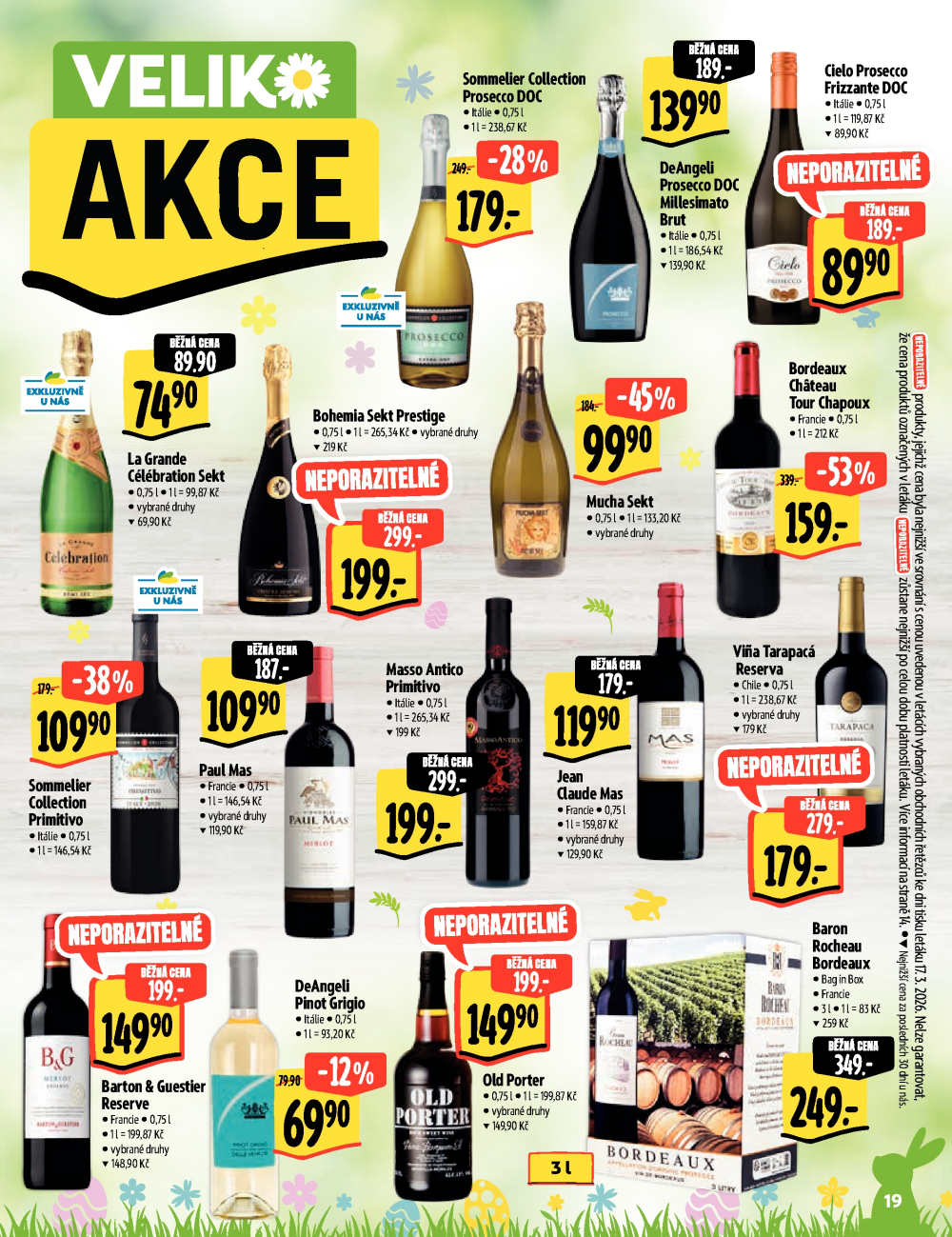 Leták Albert Supermarket - Velikonadílka excelentních chutí - strana 19