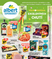 Akční leták Albert Supermarket - Velikonadílka excelentních chutí