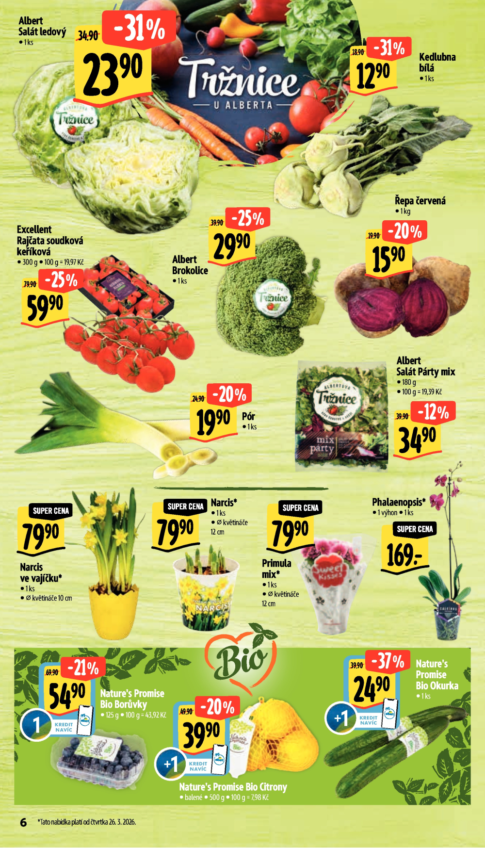 Leták Albert Supermarket leták - Brno, Ečerova - strana 16