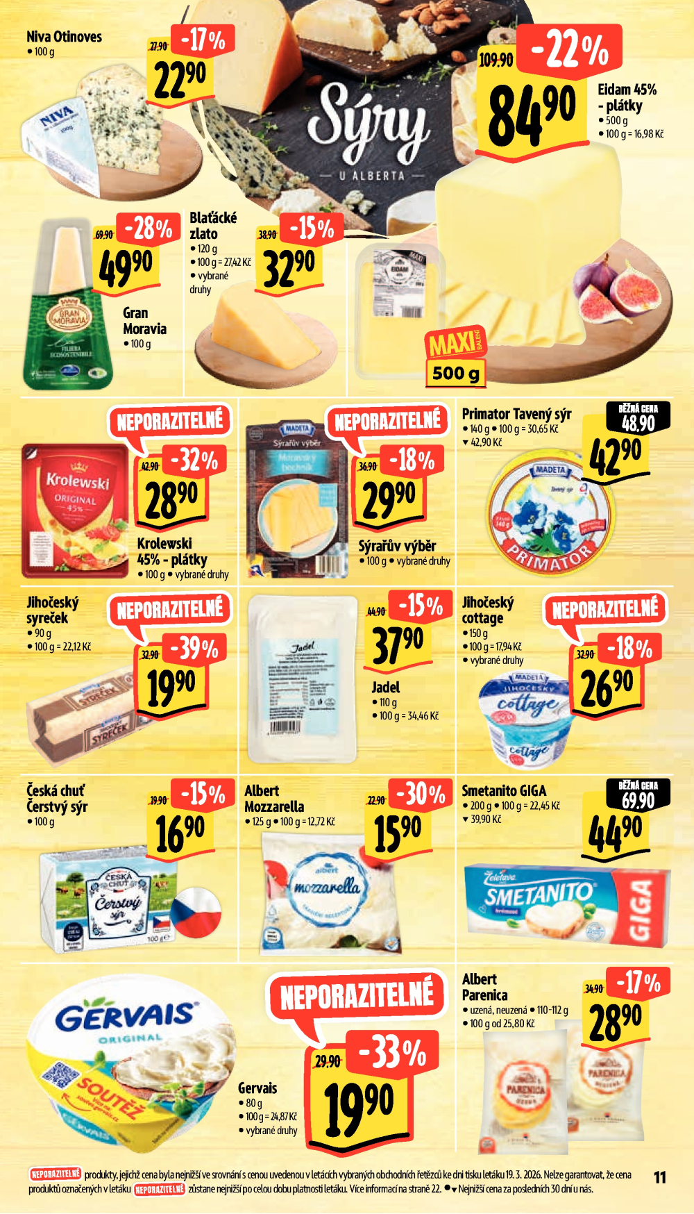 Leták Albert Supermarket leták - Brno, Ečerova - strana 23