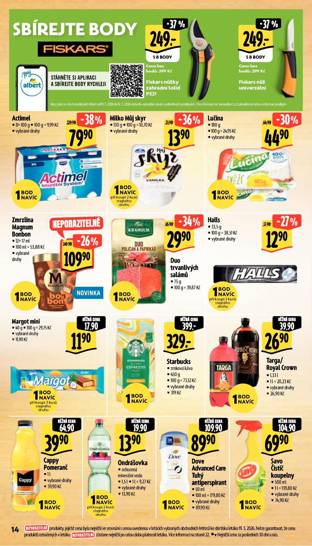 Leták Albert Supermarket leták - Brno, Ečerova - strana 28