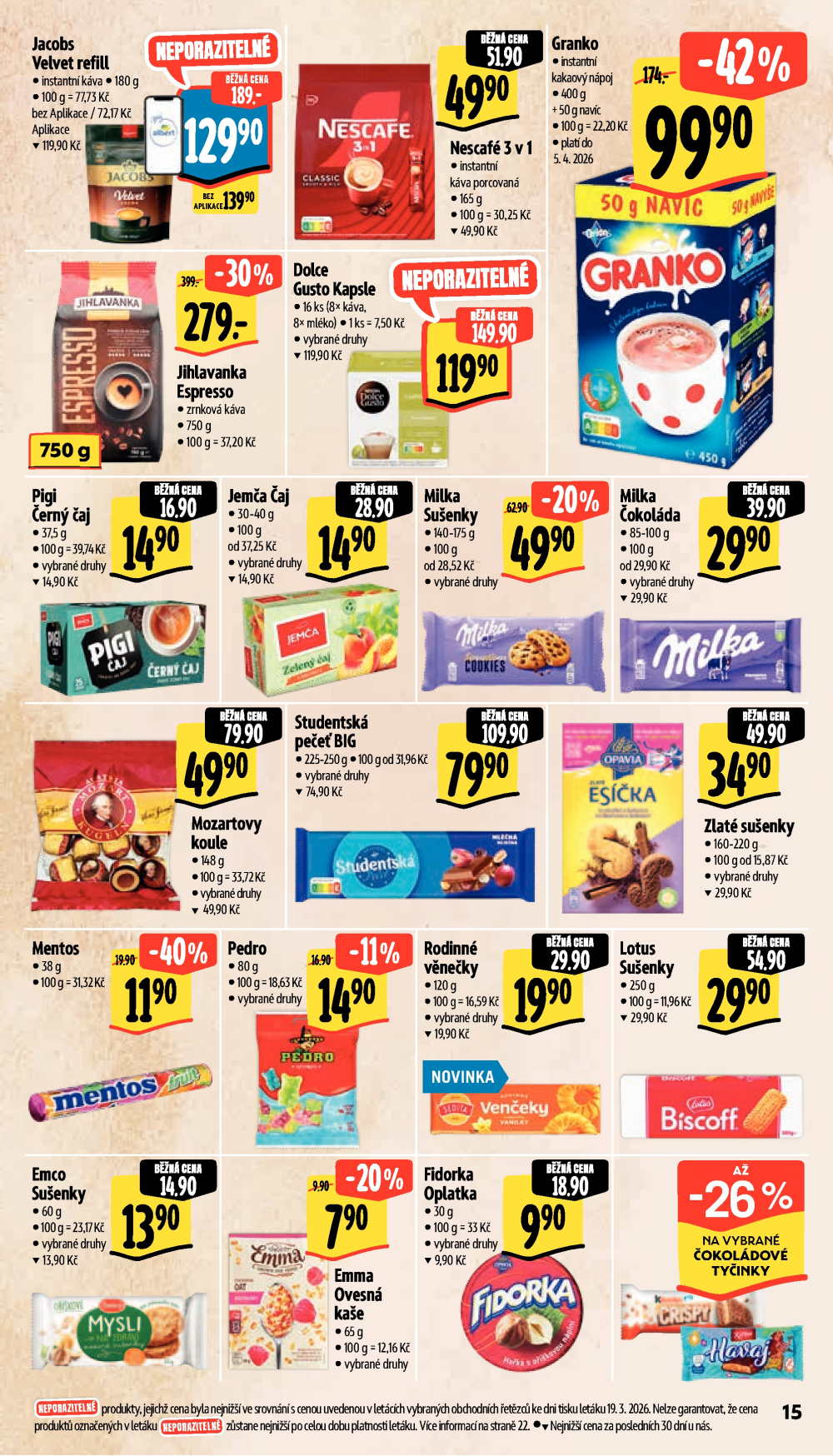 Leták Albert Supermarket leták - Brno, Ečerova - strana 29